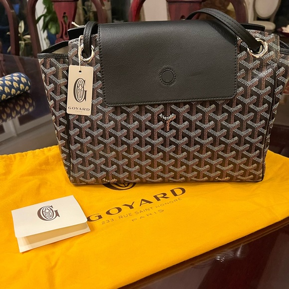 Goyard Handbags - NWT Goyard Rouette PM Bag Black